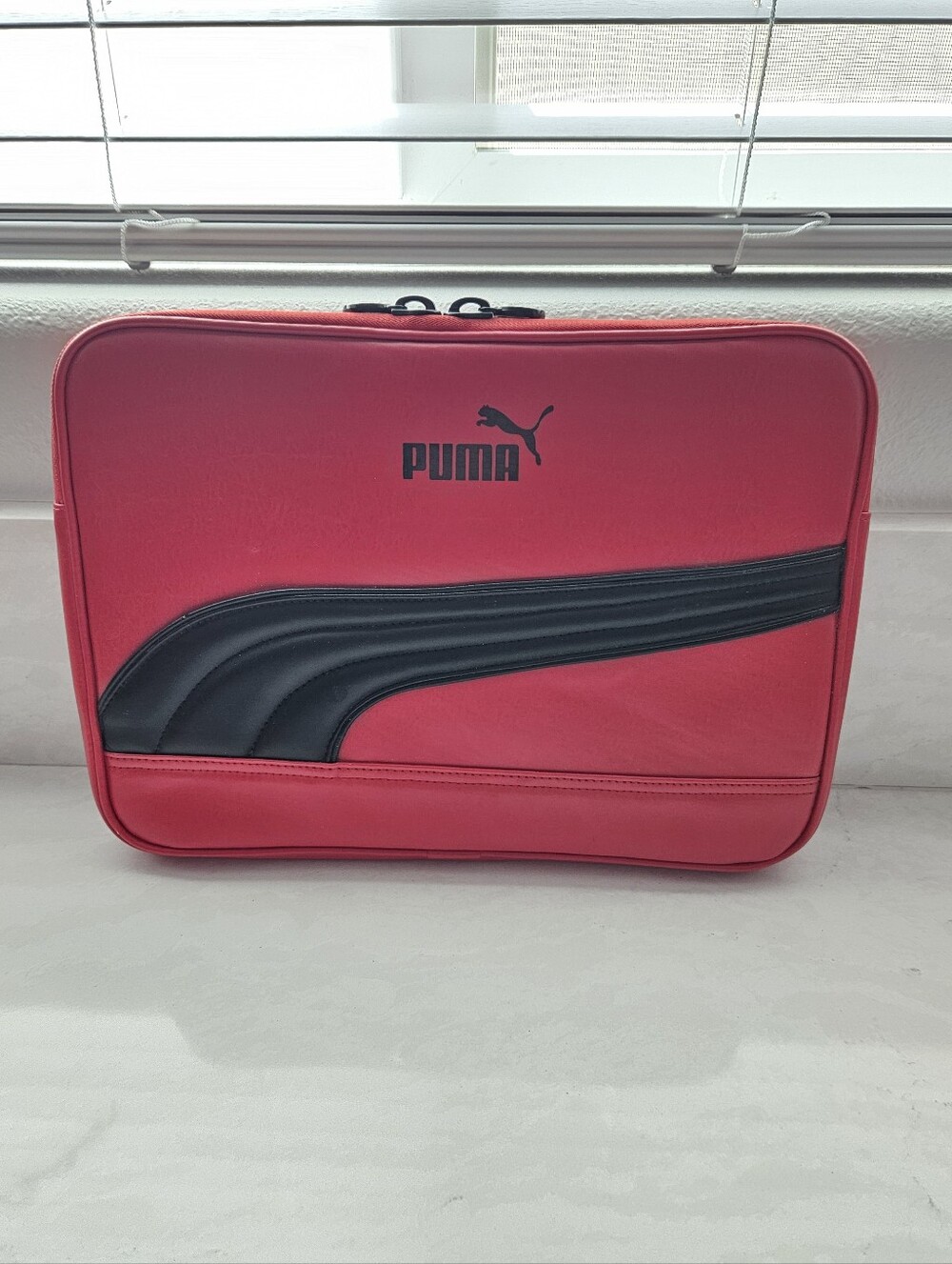 Puma Red and Black Protective Laptop Sleeve
